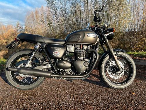 TRIUMPH BONNEVILLE T 100 BLACK (bj 2020), Motoren, Motoren | Triumph, Bedrijf, Overig, meer dan 35 kW, 2 cilinders