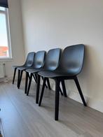 4 Black Dining room Chairs, Huis en Inrichting, Ophalen, Zo goed als nieuw, Zwart
