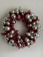 Kerstkrans met zilveren ballen, Ophalen, Zo goed als nieuw