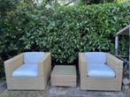 3-delig lounge set, Kunststof, Bijzettafel, Zo goed als nieuw, Ophalen