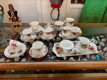Servies diverse Royal Albert Silver Birch Chelsea Bird enz beschikbaar voor biedingen