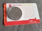 200 Jaar Koninkrijk Penning - 2013 - coincard -, Postzegels en Munten, Penningen en Medailles, Nederland, Ophalen of Verzenden