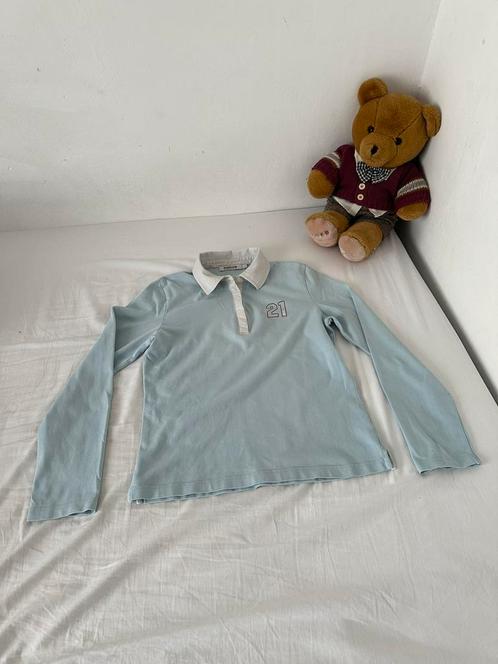McGregor longsleeve poloshirt, Kleding | Heren, Polo's, Zo goed als nieuw, Maat 52/54 (L), Blauw, Ophalen of Verzenden