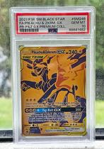Pikachu en Zekrom SM 248 PSA 10, Ophalen of Verzenden, Nieuw, Losse kaart, Foil
