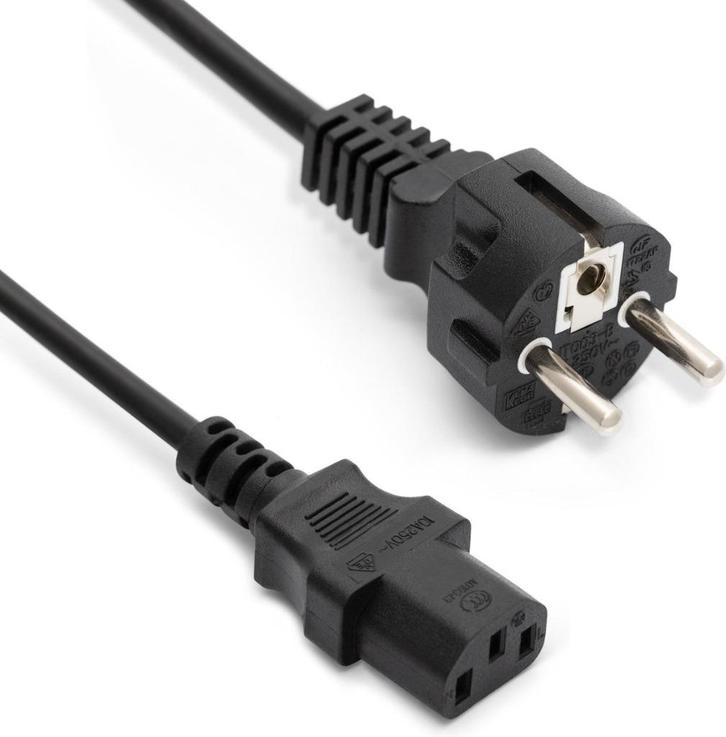 Partij voedingskabels C13 230V 25 stuks met plug zwart 1,8 m, Computers en Software, Pc- en Netwerkkabels, Nieuw, Ophalen of Verzenden