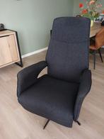 Relaxfauteuil, draaipoot, verstelb.neksteun, Ophalen, Zo goed als nieuw, Stof, 50 tot 75 cm