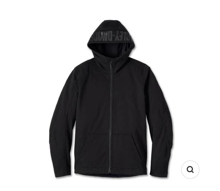 Harley-Davidson Deflector 2.0 Hooded Riding Fleece Black M, Motoren, Kleding | Motorkleding, Jas | textiel, Tweedehands, Ophalen of Verzenden