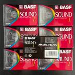 7x NOS Cassetteband BASF SOUND 1, Ophalen of Verzenden, Nieuw in verpakking, 2 t/m 25 bandjes, Origineel