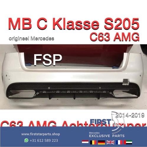 S205 W205 C63 AMG Achterbumper C Klasse Estate 2014-2019, Auto diversen, Tuning en Styling, Ophalen of Verzenden