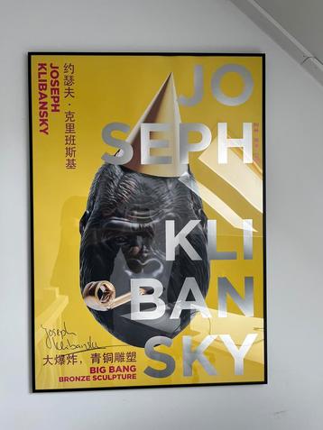 Big Bang - Yellow" Hand-signed Art Poster (frame included) beschikbaar voor biedingen