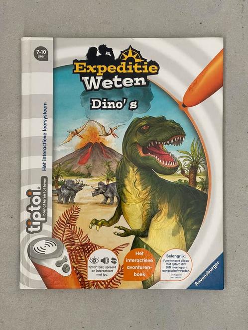 TipToi Expeditie Weten Dino’s - Tip Toi boek, Kinderen en Baby's, Speelgoed | Educatief en Creatief, Zo goed als nieuw, Ophalen of Verzenden