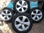 OPEL MOKKA VELGEN 17 INCH MET ZOMERBANDEN, Ophalen, 215 mm, Banden en Velgen, 17 inch