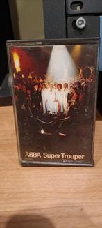 Abba - Super trouper cassette 1980, Cd's en Dvd's, Cassettebandjes, Gebruikt, 1 bandje, Ophalen of Verzenden, Origineel