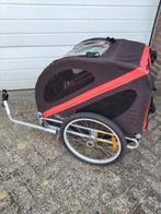 Doggy ride honden fietskar met kussen en parkeer steun, Ophalen, Gebruikt, Opvouwbaar, Hondenkar