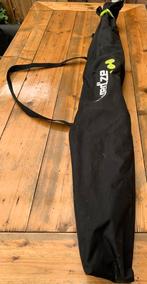 Dames ski’s (154 cm) met stokken en opbergtas, Ophalen, 160 tot 180 cm, Gebruikt, Carve