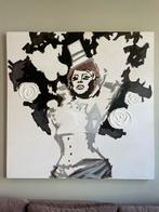 Gaaf groot schilderij van Sabine Kleiren, Antiek en Kunst, Ophalen