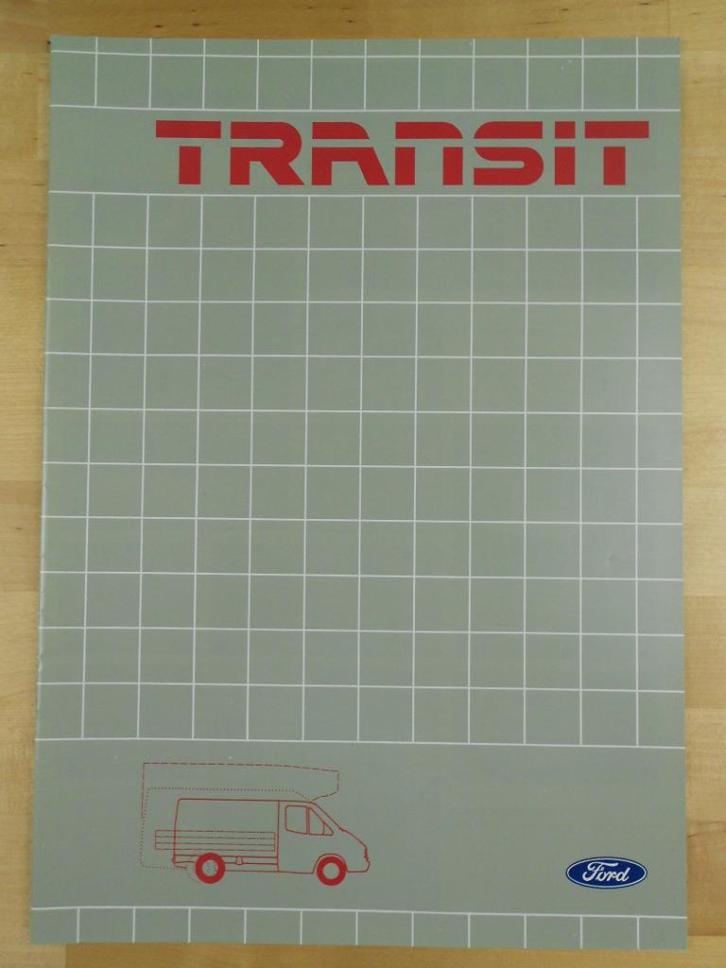 Ford Transit Concept Brochure 1986, Boeken, Auto's | Folders en Tijdschriften, Zo goed als nieuw, Ford, Ophalen