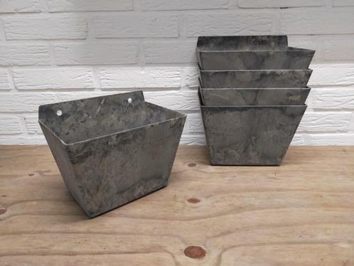5 st Plantenbakken, bloembakken voor aan de wand, hangpotten, Tuin en Terras, Bloembakken en Plantenbakken, Nieuw, Kunststof, Binnen