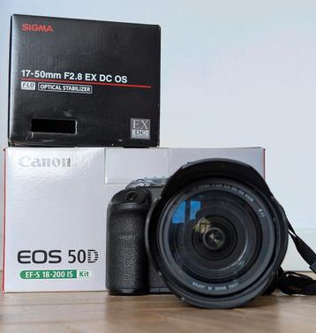 Canon EOS 50D + Sigma 17-50mm f/2.8 beschikbaar voor biedingen