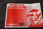 Honda XR600R 1990 motorrad fahrer handbuch, Ophalen of Verzenden, Honda