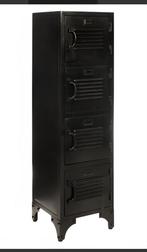 Rootsmann locker 4 deurs zwart, Ophalen, Gebruikt, Industrieel