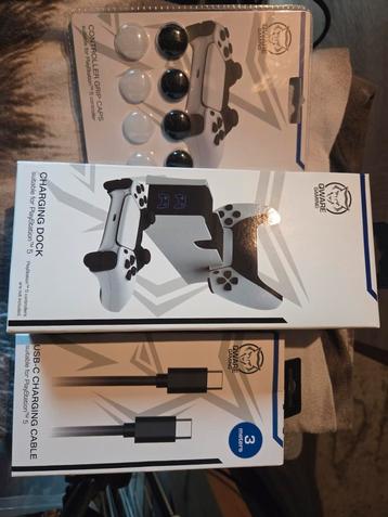 PS5 Charging Dock + Joystick Knopjes beschikbaar voor biedingen