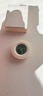 Inbouw thermometer - wit - Temperatuur en Luchtvochtigheid, Dieren en Toebehoren, Reptielen en Amfibieën | Toebehoren, Ophalen of Verzenden