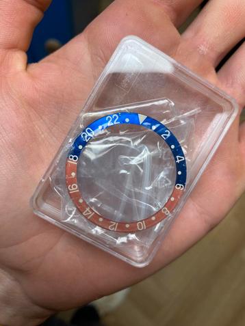 Rolex gmt master Pepsi bezel inlay (Origineel) beschikbaar voor biedingen