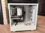 GAMING PC RTX 3060 RYZEN 5 5600 x nzxt h5 flow white pc case, 32 GB, Zo goed als nieuw, Gaming, AMD Ryzen 5