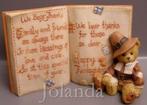 Cherished Teddies Happy Thanks Giving, Ophalen of Verzenden, Zo goed als nieuw, Beeldje, Cherished Teddies