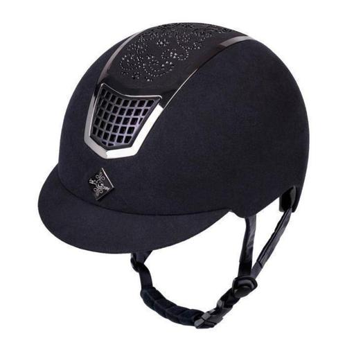 FAIR PLAY CAP QUANTINUM CHIC ZWART maat S, Dieren en Toebehoren, Paardrijkleding, Nieuw, Dames, Cap, Dressuur, Ophalen of Verzenden