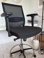 Hoge bureaustoel - Zo goed als nieuw!, Huis en Inrichting, Bureaustoelen, Ophalen, Zwart, Zo goed als nieuw, Bureaustoel