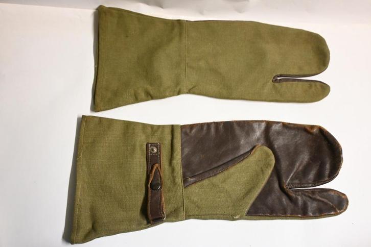 Frankrijk motor wanten handschoenen model wehrmacht wo2, Verzamelen, Militaria | Algemeen, Landmacht, Kleding of Schoenen, Overige gebieden