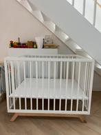 Wit Houten Ledikant / Box, Kinderen en Baby's, Babywiegjes en Ledikanten, Ophalen, Gebruikt, Ledikant