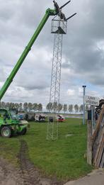 Grote mast met bak. Voor evt verlichting/camera., Doe-het-zelf en Verbouw, Bouwverlichting, Gebruikt, Ophalen of Verzenden