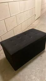 Opvouwbare velvet zwarte opbergdoos, Ophalen, Zo goed als nieuw, Minder dan 50 cm