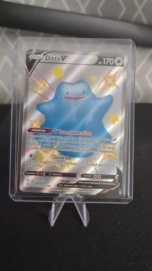 Ditto V (SHF SV118), Hobby en Vrije tijd, Verzamelkaartspellen | Pokémon, Nieuw, Losse kaart, Foil, Ophalen of Verzenden