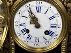 Fraaie Boulle pendule op console 19e eeuw, Antiek en Kunst, Ophalen of Verzenden