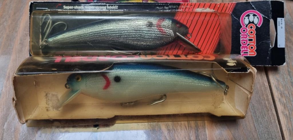 2x Cotton Cordell Big O 15 NIB NIEUW Zeldzaam kunstaas, Watersport en Boten, Hengelsport | Roofvissen, Ophalen of Verzenden, Nieuw