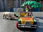 Playmobil safari jeep met neushoorn, Kinderen en Baby's, Speelgoed | Playmobil, Ophalen of Verzenden, Zo goed als nieuw