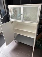 Vitrinekast met veel opbergruimte, Huis en Inrichting, Ophalen, Gebruikt, 100 tot 150 cm, 50 tot 100 cm