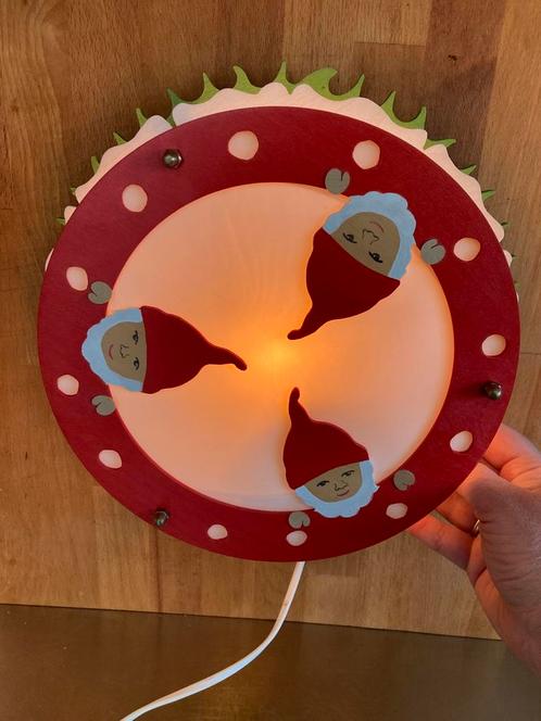 De Noest- wandlamp Kabouters, Kinderen en Baby's, Kinderkamer | Inrichting en Decoratie, Zo goed als nieuw, Ophalen of Verzenden