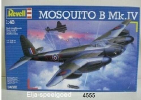 Modelbouw Revell Mosquito B Mk.IV 1:48  Artikelnr. 4555, Hobby en Vrije tijd, Modelbouw | Vliegtuigen en Helikopters, Nieuw, Vliegtuig