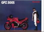 Kawasaki GPZ 500S folder, Motoren, Handleidingen en Instructieboekjes, Ophalen of Verzenden, Kawasaki
