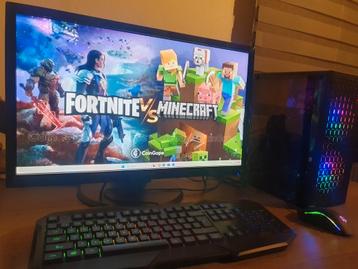 I5 2500S/GTX 1050 4GB/1256Gb/23inch/Setup/RGB/Fortnite/FiveM beschikbaar voor biedingen