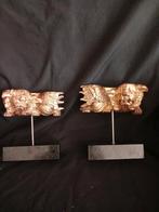 Chinese Houten Ornamenten op Composiet Standaards, Ophalen of Verzenden