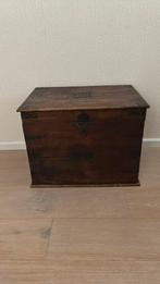 Houten opbergkist.Breed 58cm, hoog 43cm, diep 40cm, Diversen, Rommelmarktspullen, Ophalen