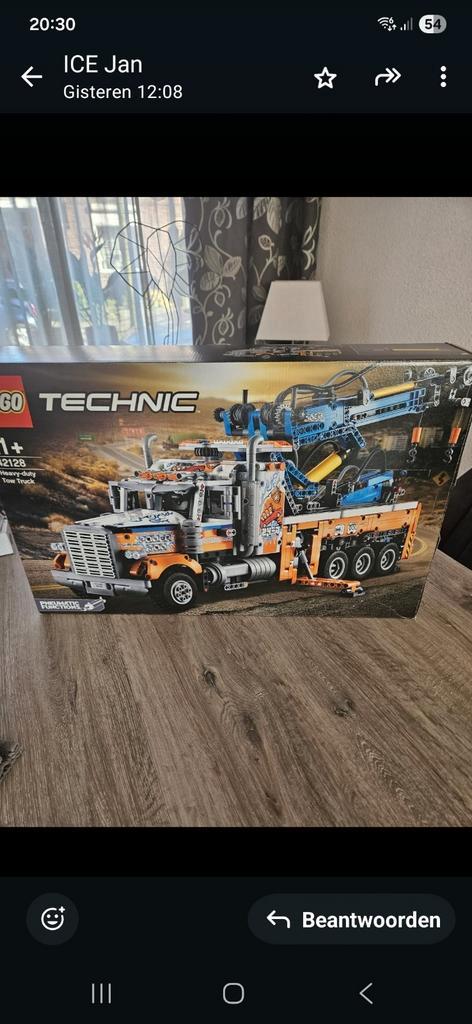Lego Technic Heavy Duty Takelwagen, Hobby en Vrije tijd, Modelbouw | Auto's en Voertuigen, Zo goed als nieuw, Ophalen