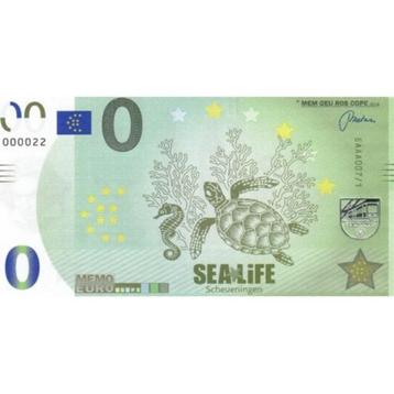 Nederland 0-Euro biljet Sealife scheveningen 2018  beschikbaar voor biedingen
