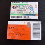 Tickets Nederland-Italie 12-11-2005., Zo goed als nieuw, Verzenden